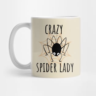 Crazy Spider Lady Mug